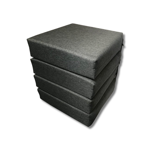 Premium Ergonomic Foam Seat Cushion | 4cm thickness | Multiple sizes | Made in the EU | Ideal for chairs & benches | anthracite