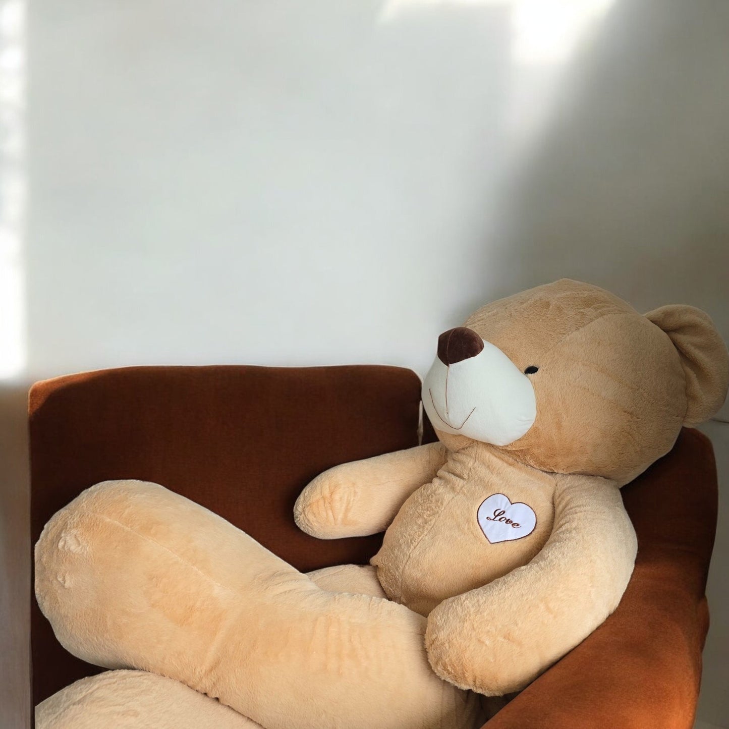 Teddybär 180cm XXL – Extra großer Kuschelbär – Weiches Plüschfell – Premium-Füllung – Hergestellt in Deutschland