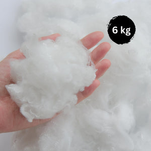 Hollow fiber - sack hollow fiber, 100% fresh fiber material Oeko TEX standard Hollow fiber - sack hollow fiber, 100% fresh fiber material Oeko TEX standard