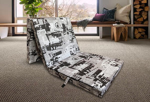 Foldable mattress 3 parts - travel cot mattress, folding mattress, guest mattress, foldable, camping, cover machine washable Foldable mattress 3 parts - travel cot mattress, folding mattress, guest mattress, foldable, camping, cover machine washable