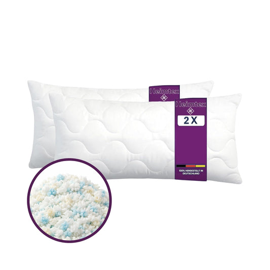 Kopfkissen mit zerkleinerter Schaumfüllung – Made in Germany | Formstabil & individuell anpassbar