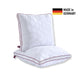 Atmungsaktives Mikrofaser-Kopfkissen 80x80cm – Verstellbarer Härtegrad mit Airflow-Netz | Made in Germany | 1er- oder 2er-Pack | Waschbar mit wiederverwendbarer Aufbewahrungstasche