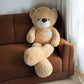 Teddybär 180cm XXL – Extra großer Kuschelbär – Weiches Plüschfell – Premium-Füllung – Hergestellt in Deutschland