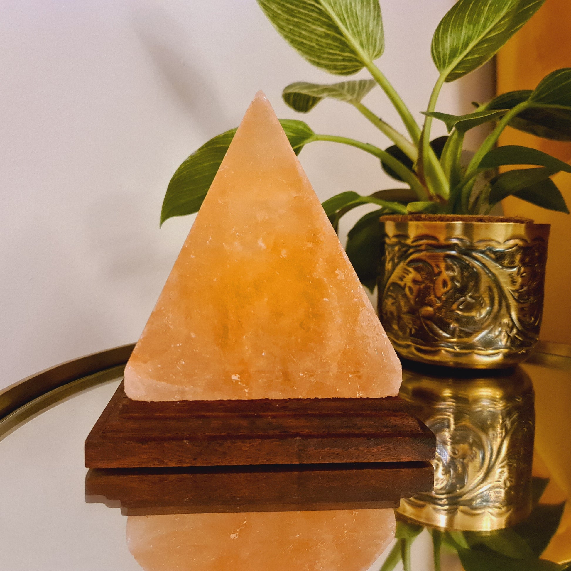 Himalaya Salzlampe - Pyramíde – Luxus Wohnkultur